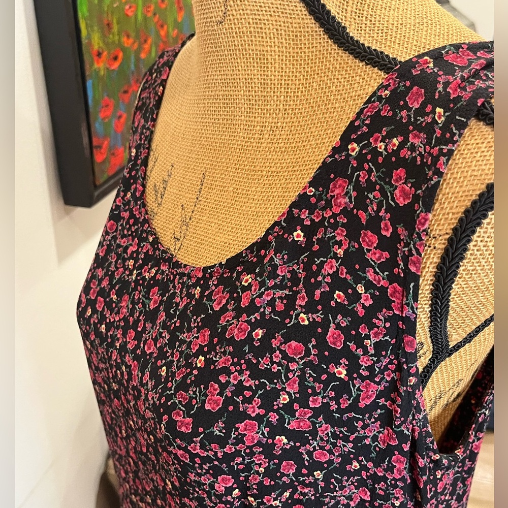 Carol Anderson California Vintage Floral Maxi Dress with Cardigan Sz Medium Tall - Picture 4 of 15